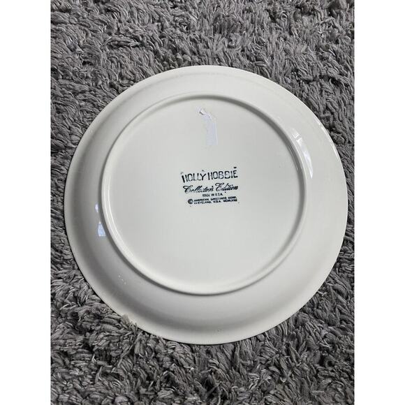 Holly Hobbie Vintage Collectors Edition American Greetings Plate Made In USA - Picture 4 of 5